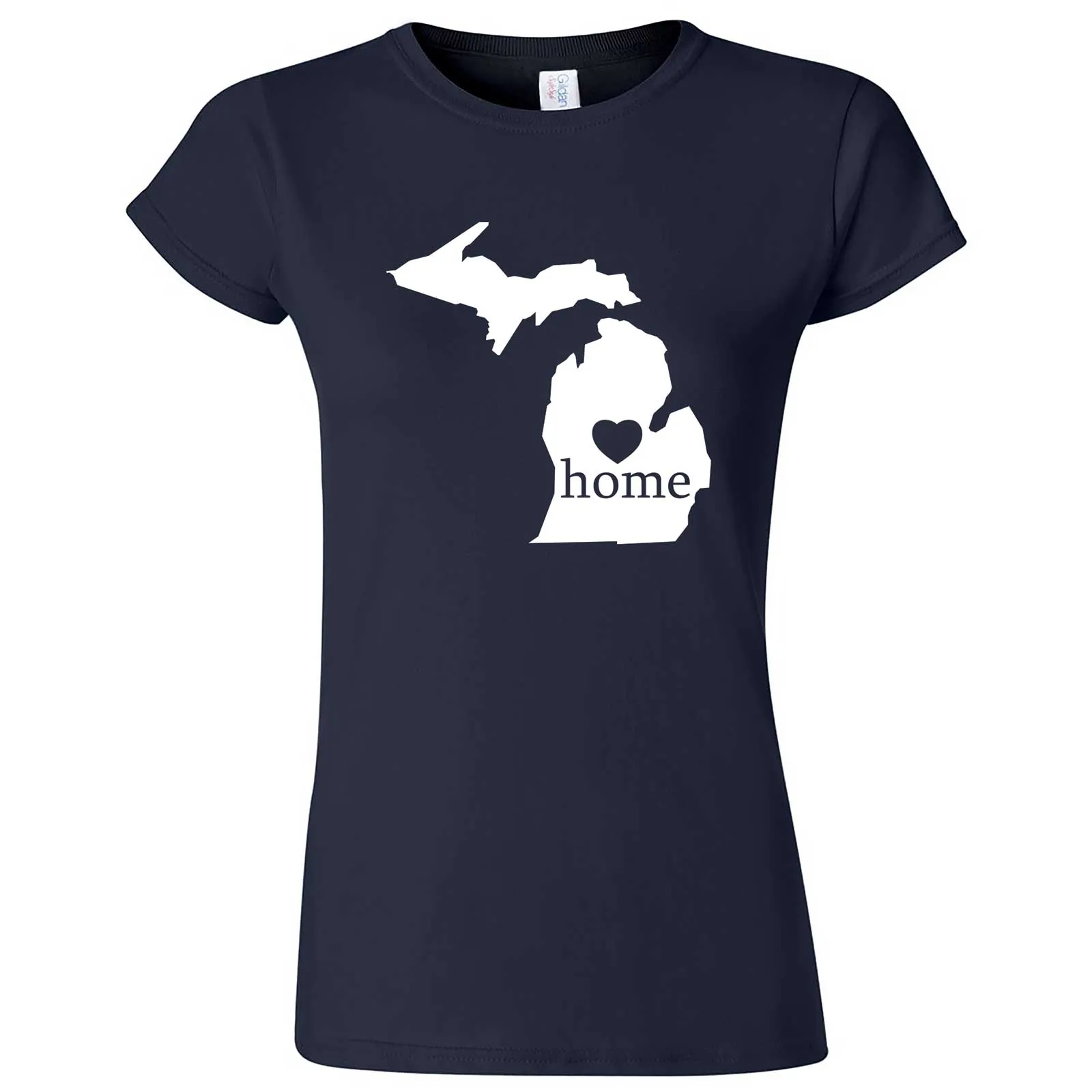 "Michigan Home State Pride" women's t-shirt