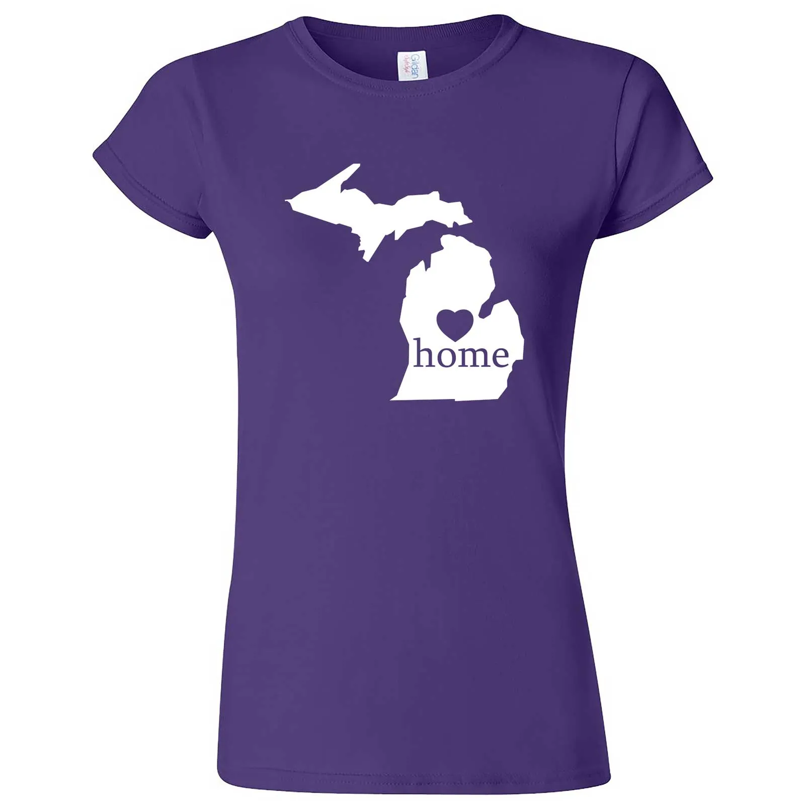 "Michigan Home State Pride" women's t-shirt