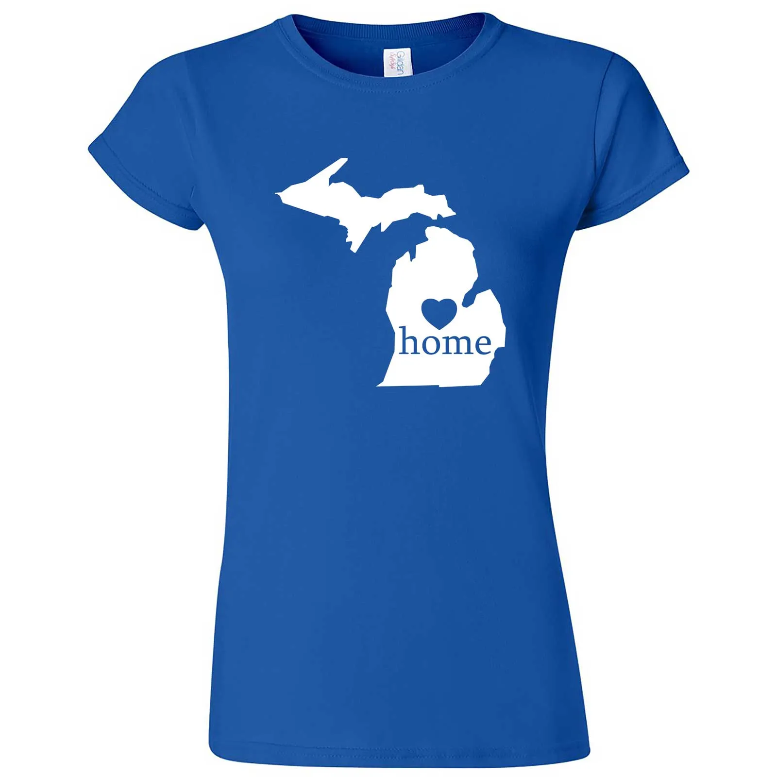 "Michigan Home State Pride" women's t-shirt