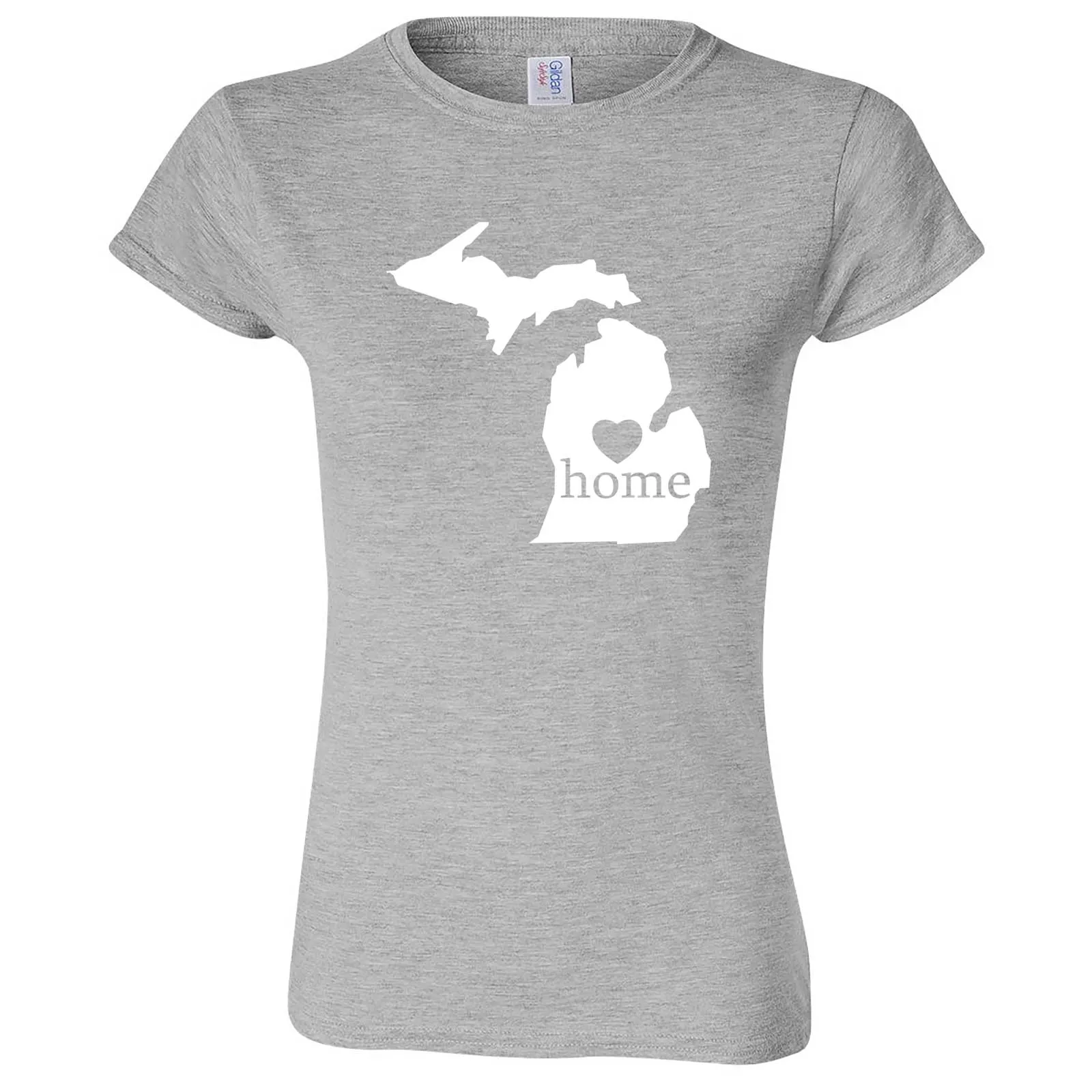 "Michigan Home State Pride" women's t-shirt