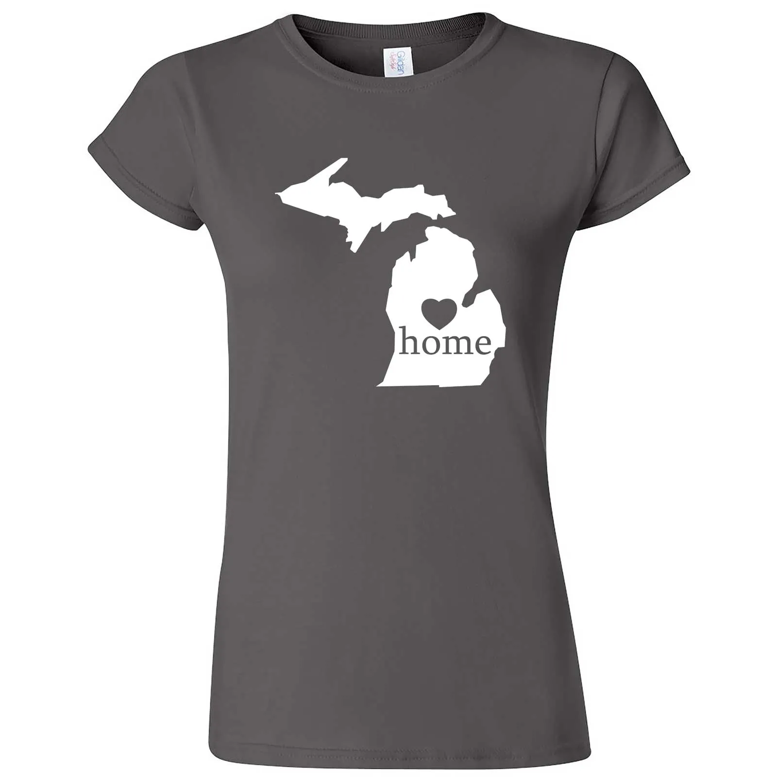 "Michigan Home State Pride" women's t-shirt