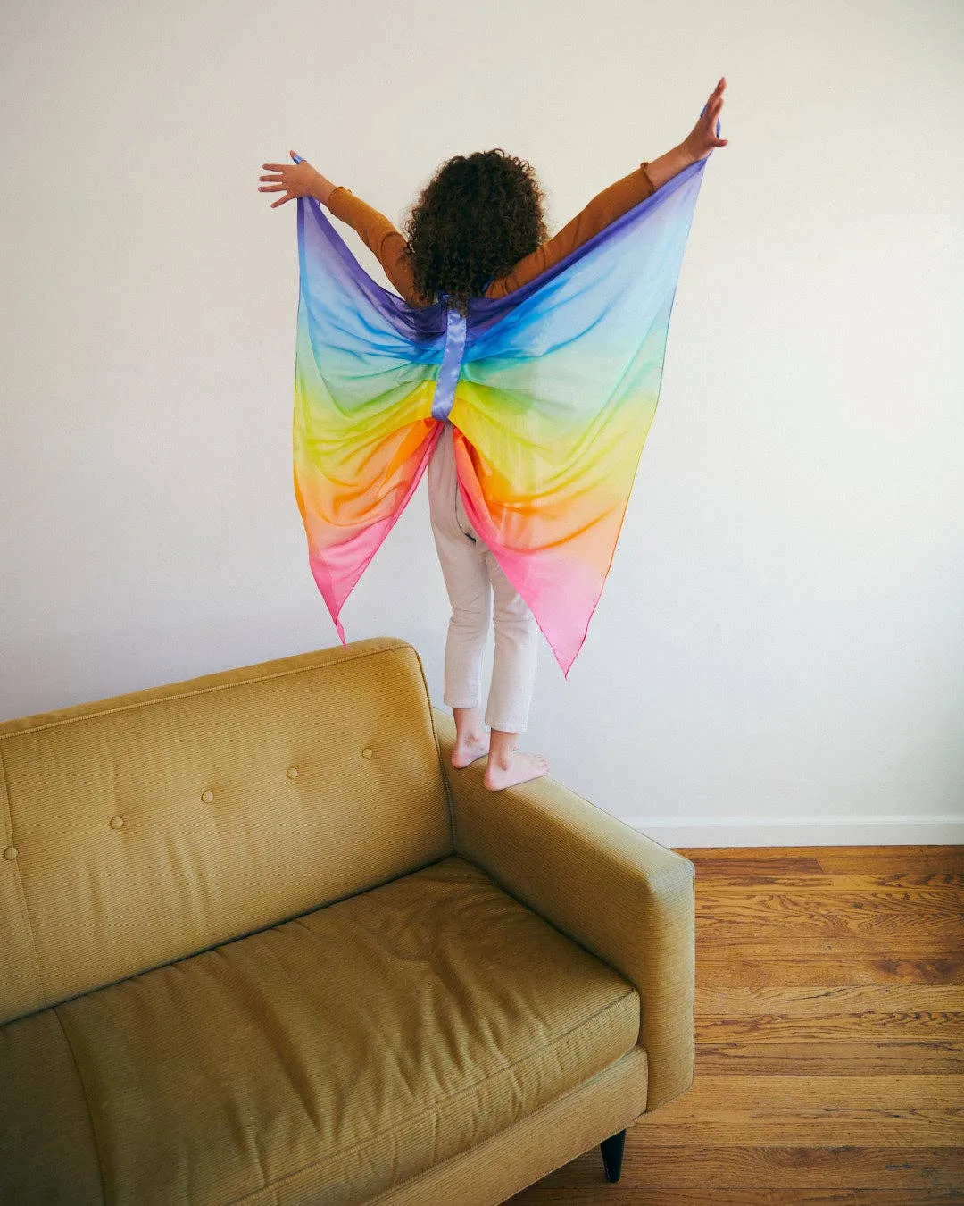Silk Rainbow Wings - for Fairy Dress-Up Play