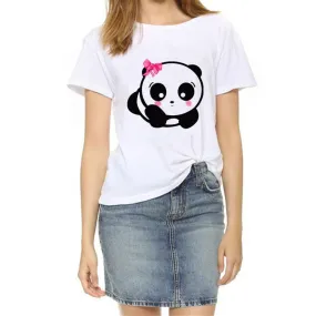 Soatrld New 2017 Fashion Women t-shirts  Summer Slim Women's Short Sleeve Print Casual  Cotton White Tshirt Plus Size Tops