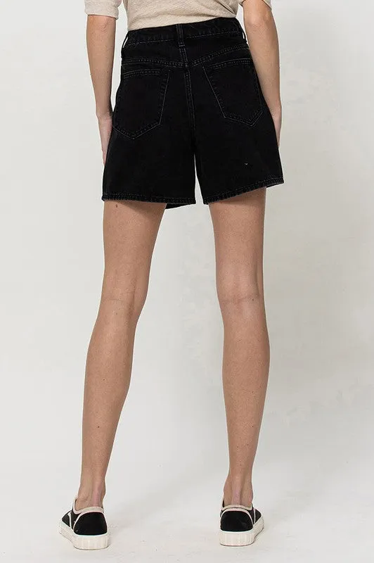 'Vintage Revival' Shorts - Black