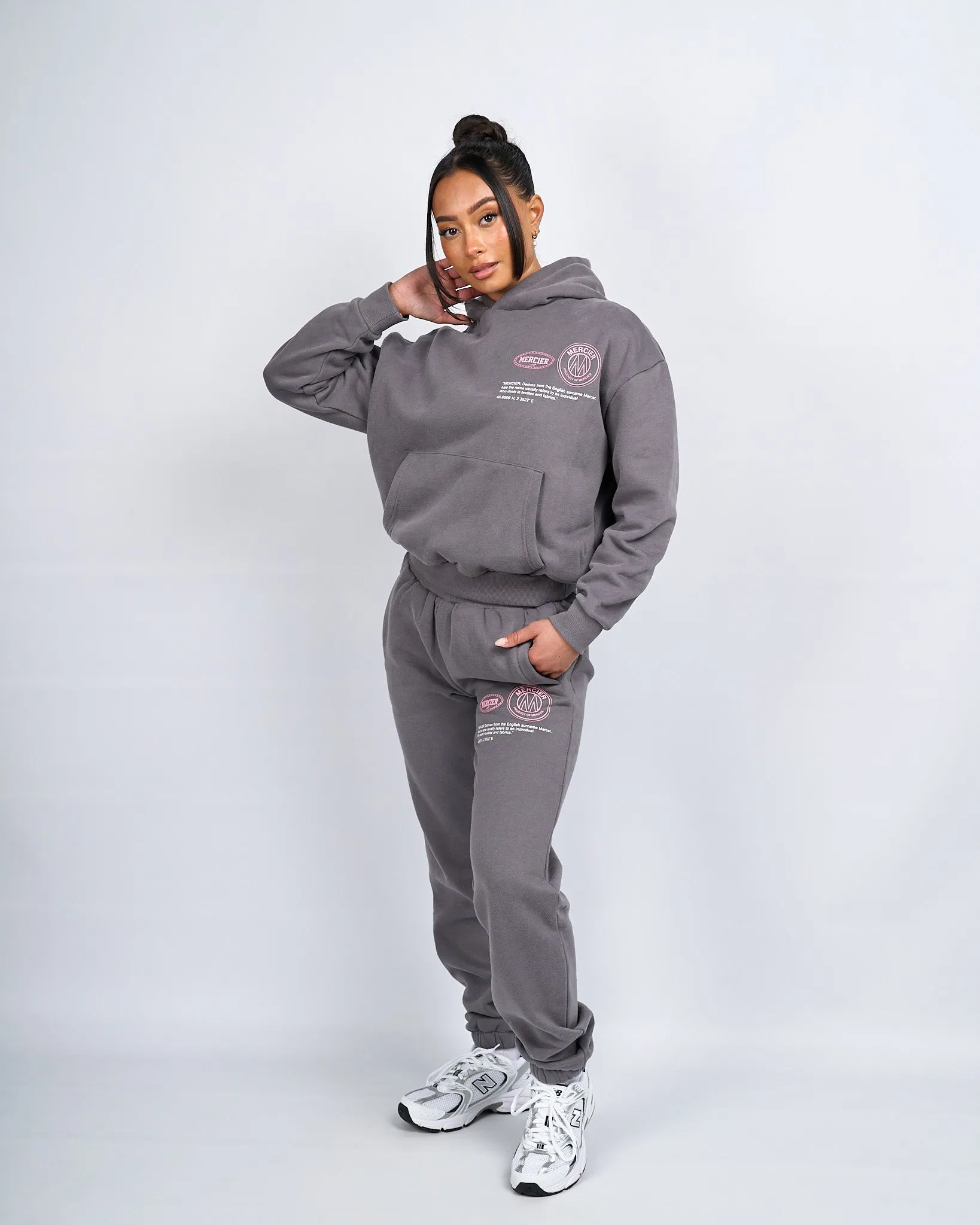 Womens Charcoal Caruso Hoodie