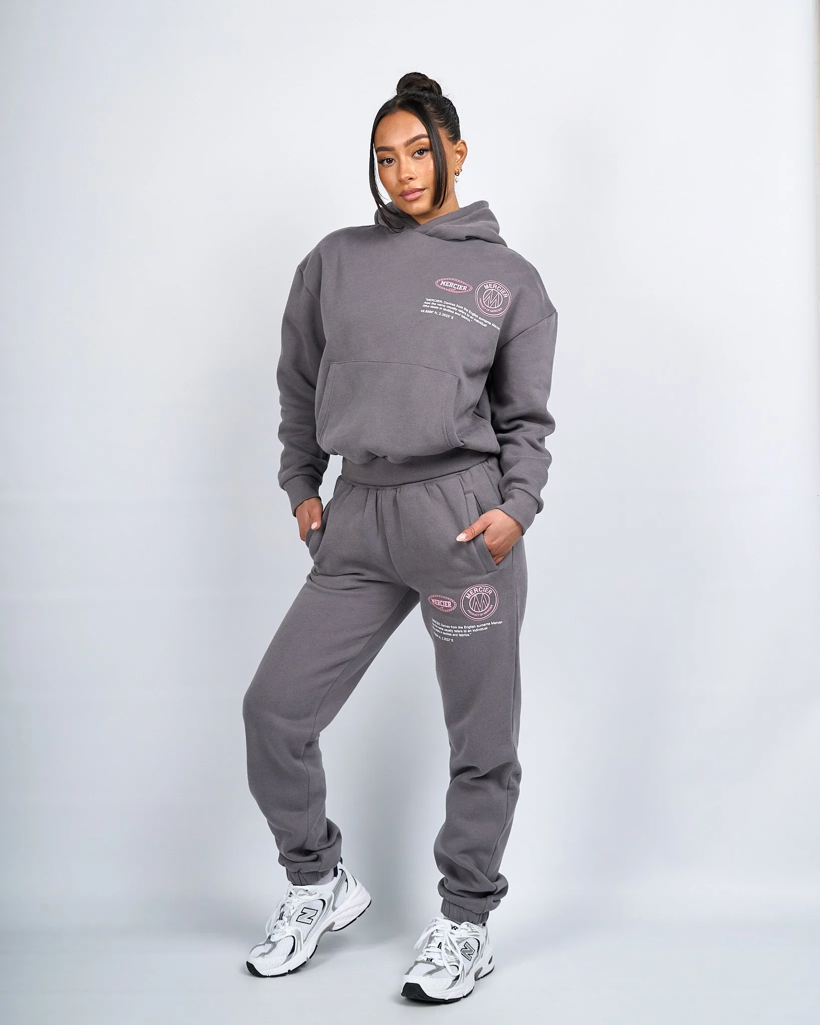 Womens Charcoal Caruso Hoodie