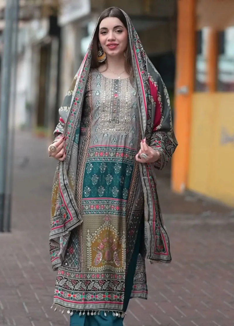 Women's Designer Sabyasachi Styles Hoowa Salwar Suit